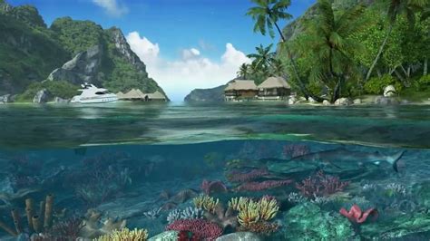 Caribbean Islands 3D Screensaver - YouTube