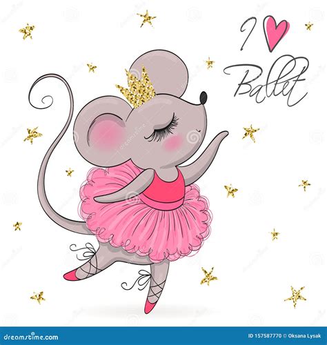 Ballerina Mouse Stock Illustrations – 177 Ballerina Mouse Stock ...