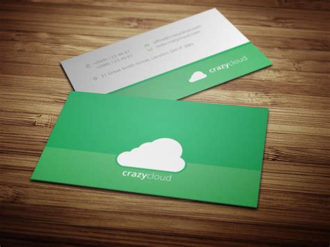 Flat Design Business Card Template by crazyleafdesign on DeviantArt