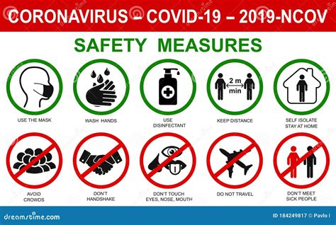 Ð¡orona Virus Set Infographic Illustration Icons. Concept with ...