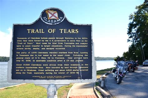 Trail of Tears National Historic Trail trough Alabama