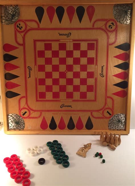 Carrom 1970 Board Game with Pieces | Etsy | Board games, Etsy, Piecings