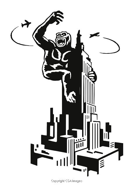 King Kong Empire State Building Poster