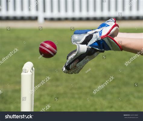 Wicket Keeper Catches Cricket Ball Stock Photo 322514063 | Shutterstock