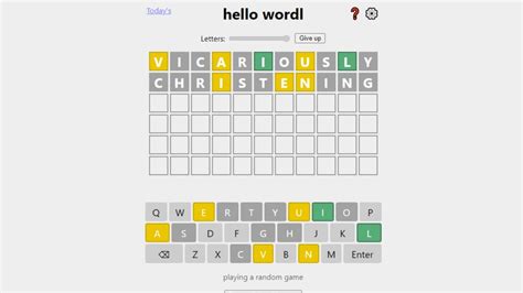 Wordle Alternative: Hello Wordl- Amp up the difficulty level with this ...