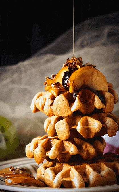 Apple Pie Waffles - Pass The Sushi