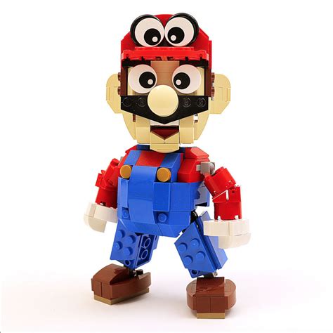 super-mario-cappy-hat | Lego mario, Custom lego, Lego projects