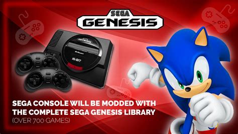 SEGA Genesis Game Console Mod Service | Over 1700 Classic SEGA Games