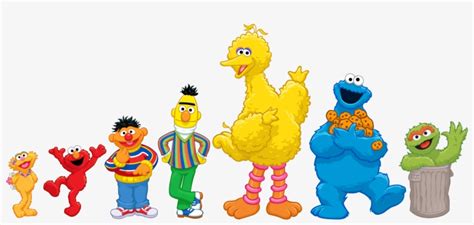 Big Bird Elmo Sesame Street Characters Clip Art - Sesame Street Png ...