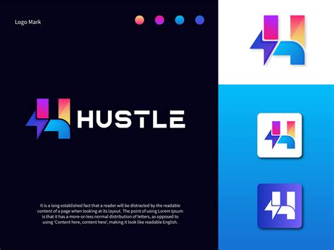 Hustle Logo Design Concept by Rafik Hassan on Dribbble