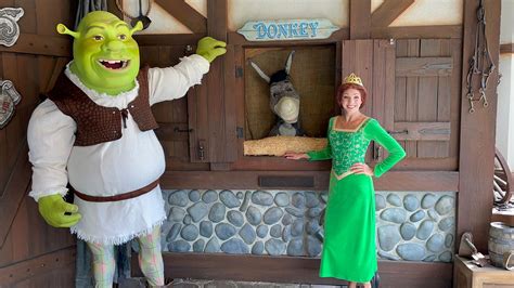 PHOTOS, VIDEO: New 'Shrek's Swamp Meet' with Shrek, Fiona, and Donkey Opens in KidZone at ...