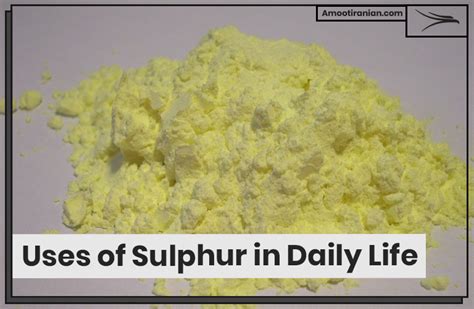 What Is Sulfur Used For