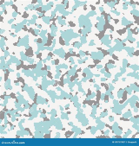 Digital Seamless Arctic Camo Stock Vector - Image: 39731907