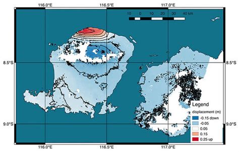 Bali earthquake map: NASA map reveals Lombok earthquake CHANGED ...