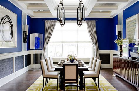 Blue Dining Rooms: 18 Exquisite Inspirations, Design Tips