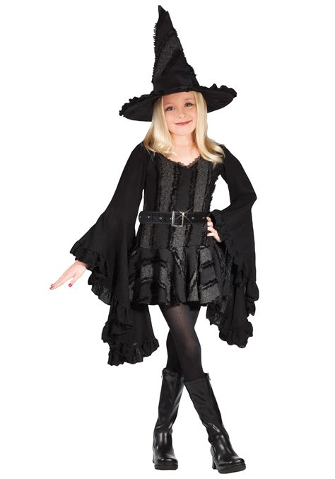 Black Witch Costume for Girls