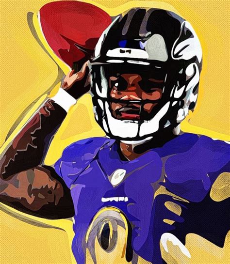 Lamar Jackson | Sports art, Lamar jackson, Baltimore ravens