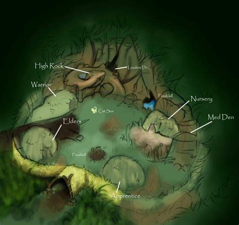 BloodClan Camp. | Warrior cats funny, Warrior cats books, Warrior cats art