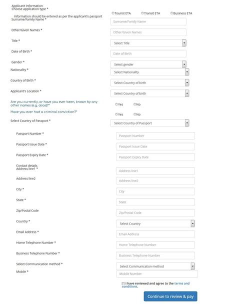 Brazil Business Visa Application Form - Ethel Hernandez's Templates