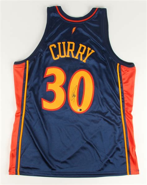 Stephen Curry Signed Throwback Warriors Jersey (Fanatics) | Pristine Auction