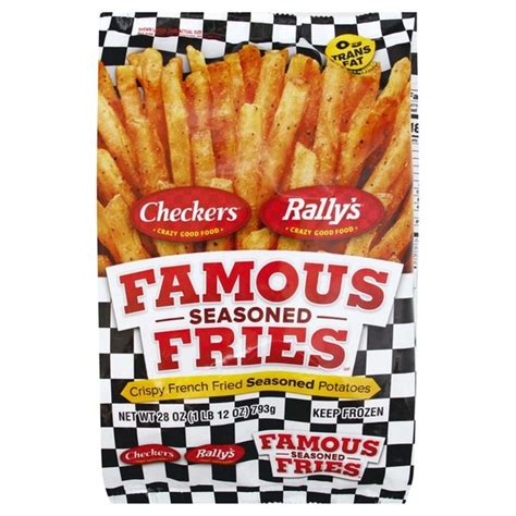 Checkers & Rally's Fries, Famous, Seasoned (28 oz) - Instacart