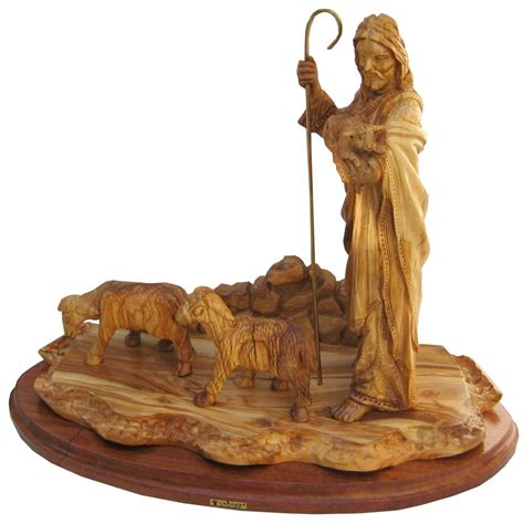 Jesus the Good Shepherd statue Carvings