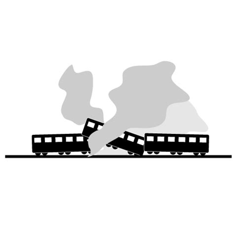 Train wreck clipart - Clipground