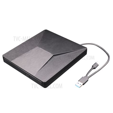 Wholesale XD007-B Brushed External Drive DVD-ROM [Type-C & USB Ports ...