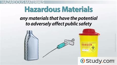 Disposing of Hazardous Materials: Public Safety & Controversy - Video & Lesson Transcript ...