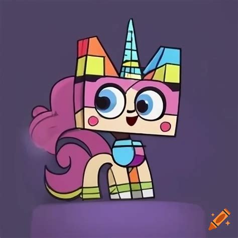 Image of unikitty character on Craiyon