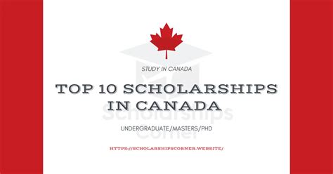 Top 10 Scholarships in Canada | Study in Canada | Canadian Scholarships