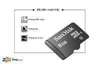 Thẻ nhớ Sandisk 8GB chính hãng, tốc độ đọc ghi cao, giá rẻ