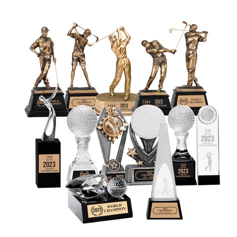 Custom Golf Trophy Custom Sports Trophy Free Shipping No Engraving Fee ...