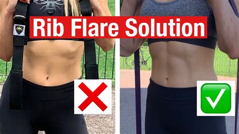 Rib Flare Fix! Core Exercises | Not Many People Know How to Fix it ...