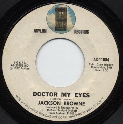 Jackson Browne - Doctor My Eyes | Releases | Discogs