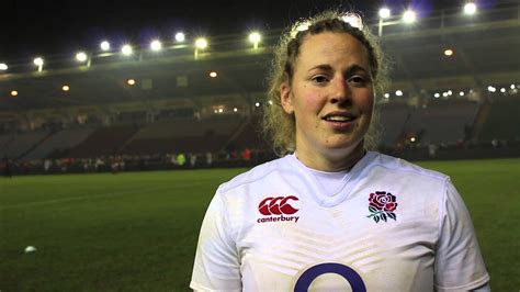 England's Amber Reed reflects on the win over Wales at The Stoop - YouTube