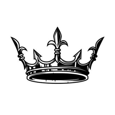 70+ Clip Art Of Queen Crown Tattoo Designs Stock Illustrations, Royalty ...