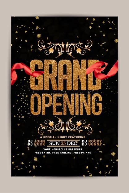 Grand Opening Flyers PSD, 26,000+ High Quality Free PSD Templates for Download