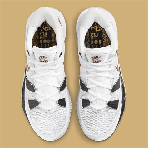 Nike Kyrie 7 White Black Gold CT4080-101 | SneakerNews.com