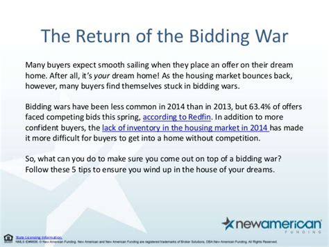 5 Steps to Winning a Bidding War