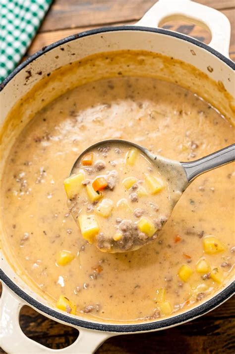 Easy Cheeseburger Soup! - Julie's Eats & Treats