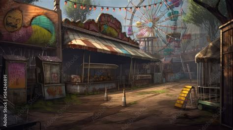 Creepy, Abandoned and Haunted Amusement Park, Fairground, Circus ...