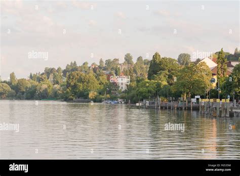 Uberlingen, Lake Constance, Baden-Wurttemberg, Germany - early morning ...