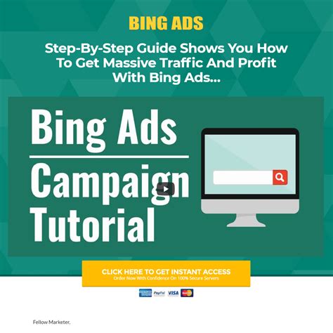 Automated Website: Bing Ads – Digital Products Pro