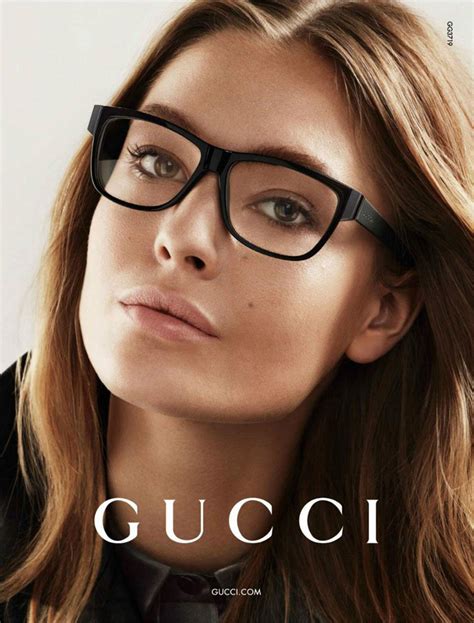 Nadja Bender Appears in Gucci Eyewear Fall 2014 Ad