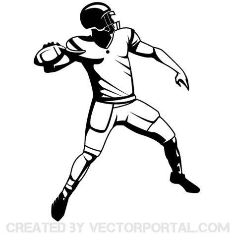 Football player clip art football player clipart photo - Clipartix