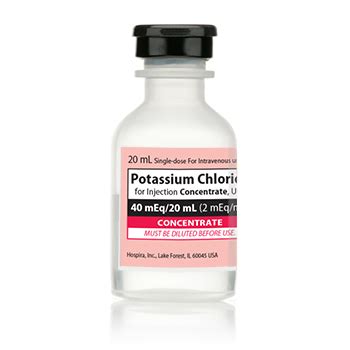 Potassium Chloride Concentrate, Preservative Free 2 mEq / mL ...