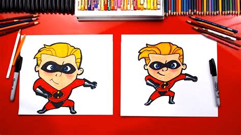 How To Draw Dash From Disney Incredibles 2 - Art For Kids Hub
