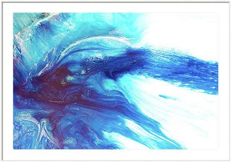 Blue Ocean Artwork Blue Ocean Expressionism Abstract Painting Blue Abstract Fine Art Painting ...