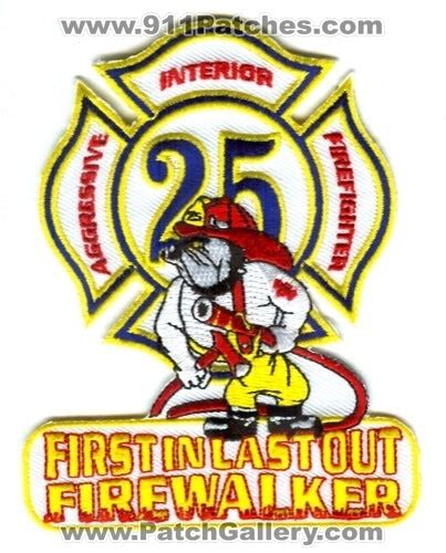 Houston Fire Department Station 25 Patch Texas TX v2 – 911Patches.com